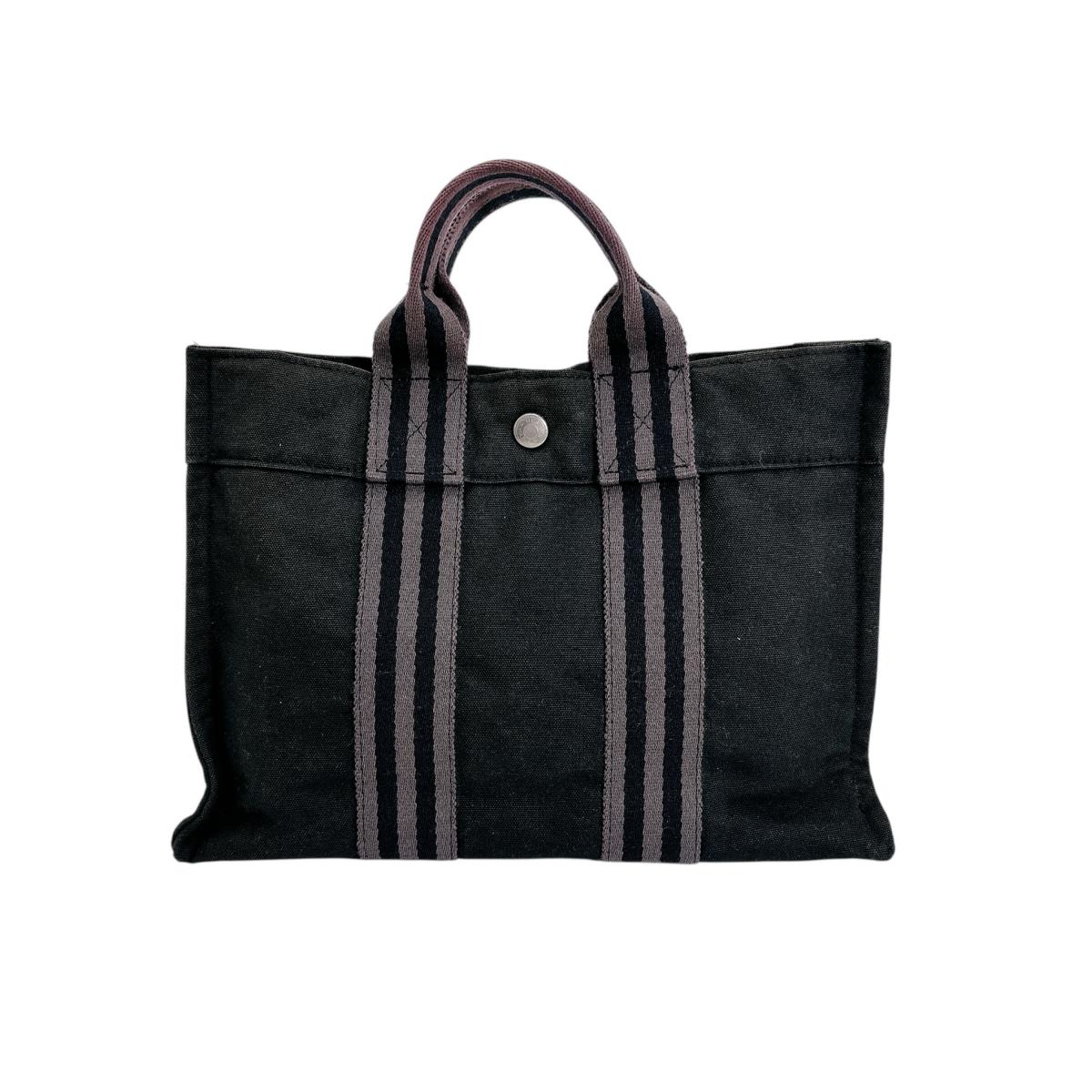 エルメス HERMES トートバッグ
ハンドバッグ キャンバス フールトゥPM コットン ブラック 【SS】
【中古】