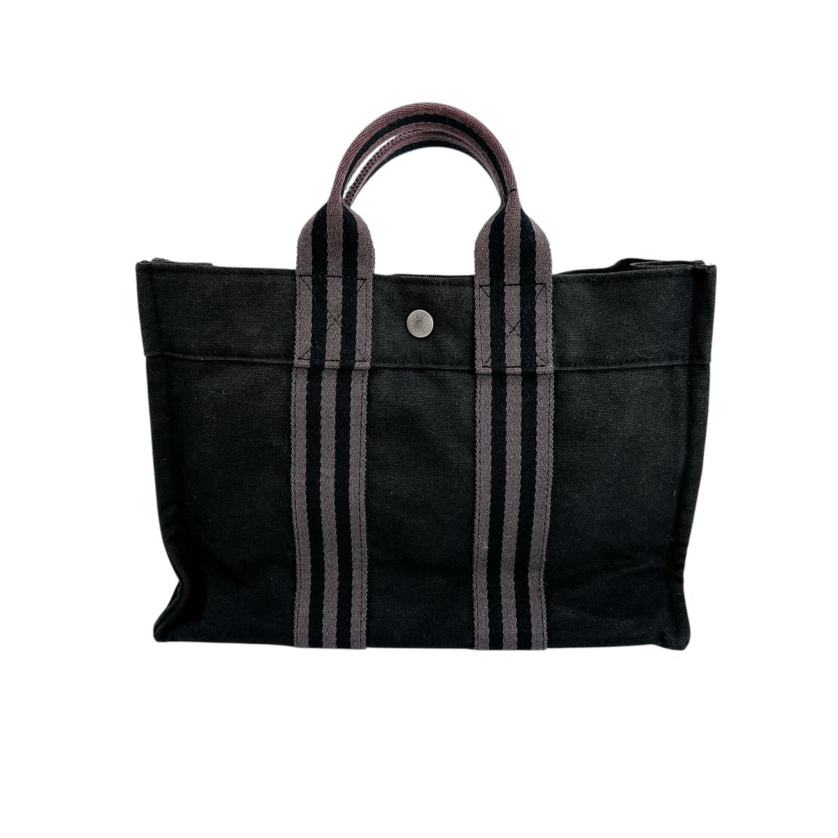 エルメス HERMES トートバッグ
ハンドバッグ キャンバス フールトゥPM コットン ブラック 【SS】
【中古】