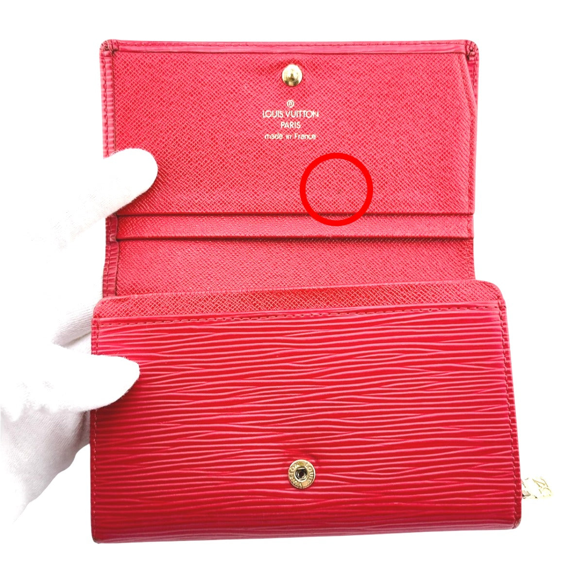 ルイヴィトン LOUIS VUITTON 二つ折り財布
財布 エピ ポルトモネビエトレゾール エピレザー M63507 レッド LV
【SS】
【中古】