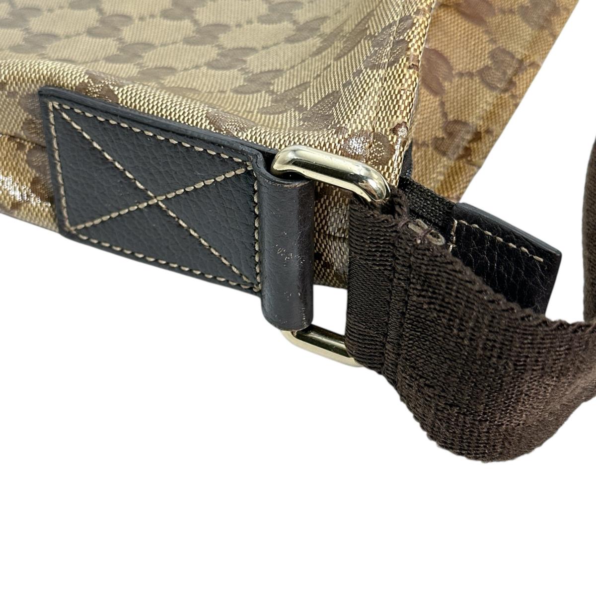 グッチ GUCCI ショルダーバッグ
ショルダーバッグ クリスタル GG PVCコーティングキャンバス 339569 ブラウン 【中古】