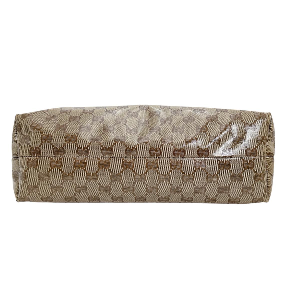 グッチ GUCCI ショルダーバッグ
ショルダーバッグ クリスタル GG PVCコーティングキャンバス 339569 ブラウン 【中古】