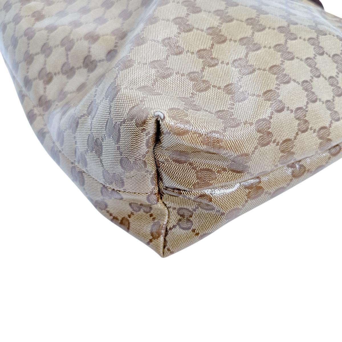 グッチ GUCCI ショルダーバッグ
ショルダーバッグ クリスタル GG PVCコーティングキャンバス 339569 ブラウン 【中古】