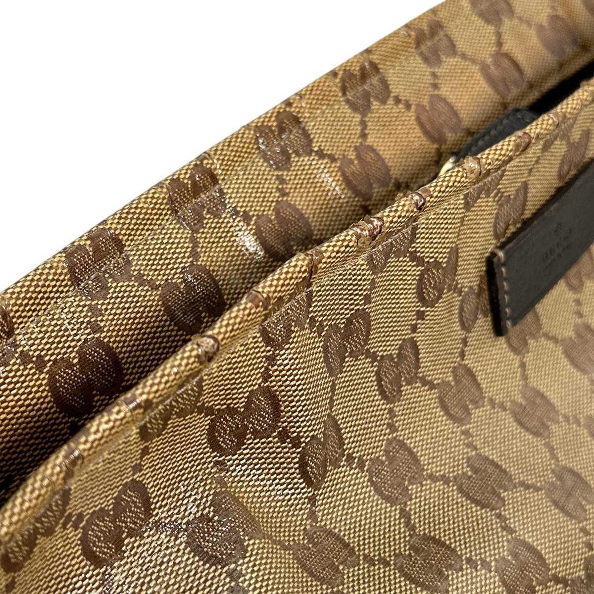 グッチ GUCCI ショルダーバッグ
ショルダーバッグ クリスタル GG PVCコーティングキャンバス 339569 ブラウン 【中古】