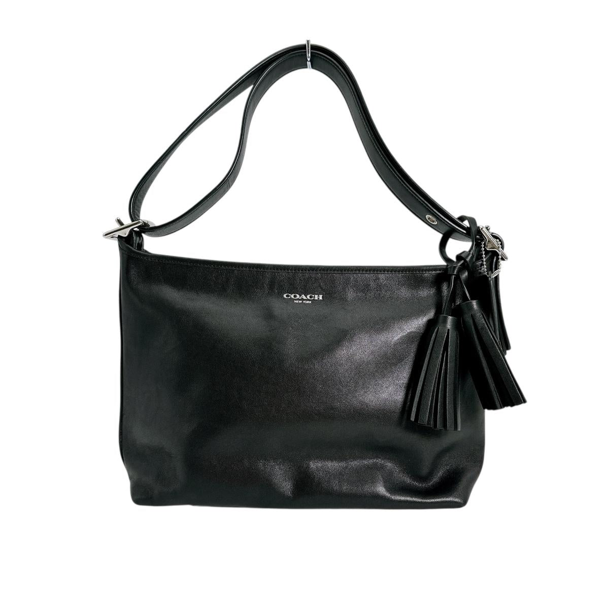 コーチ COACH ショルダーバッグ
トートバッグ タッセル レガシー レザー 25355 ブラック 【SS】
【中古】