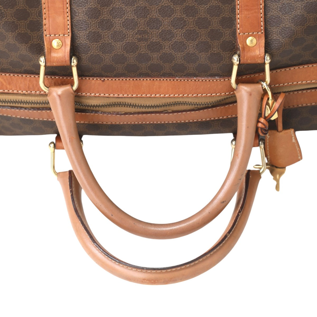 セリーヌ CELINE ボストンバッグ
旅行かばん マカダム ヴィンテージ レザー M12 ブラウン 【SS】
【中古】