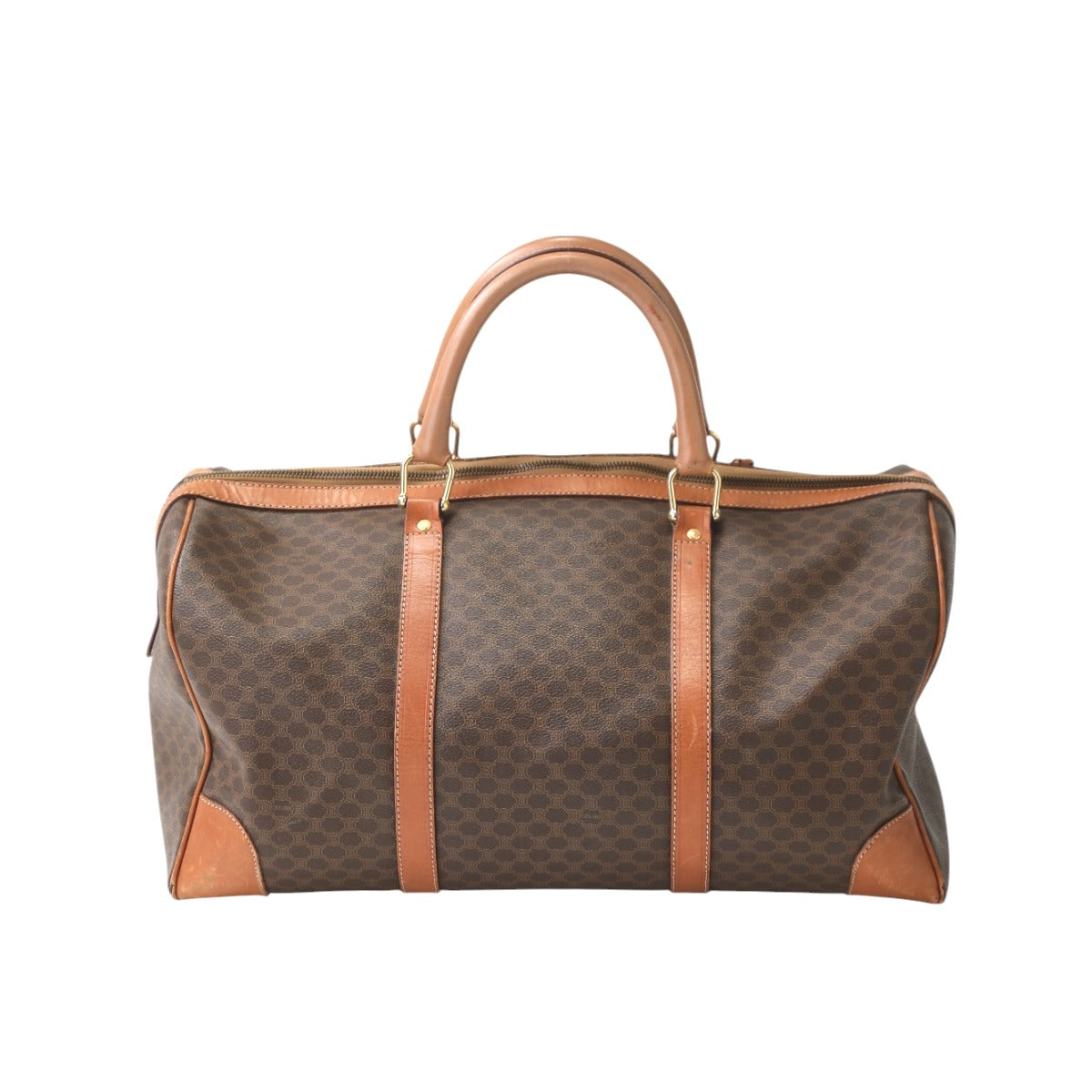 セリーヌ CELINE ボストンバッグ
旅行かばん マカダム ヴィンテージ レザー M12 ブラウン 【SS】
【中古】