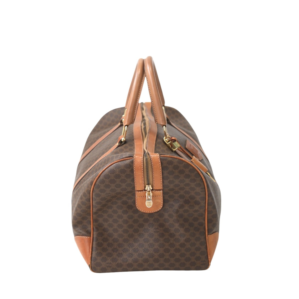 セリーヌ CELINE ボストンバッグ
旅行かばん マカダム ヴィンテージ レザー M12 ブラウン 【SS】
【中古】