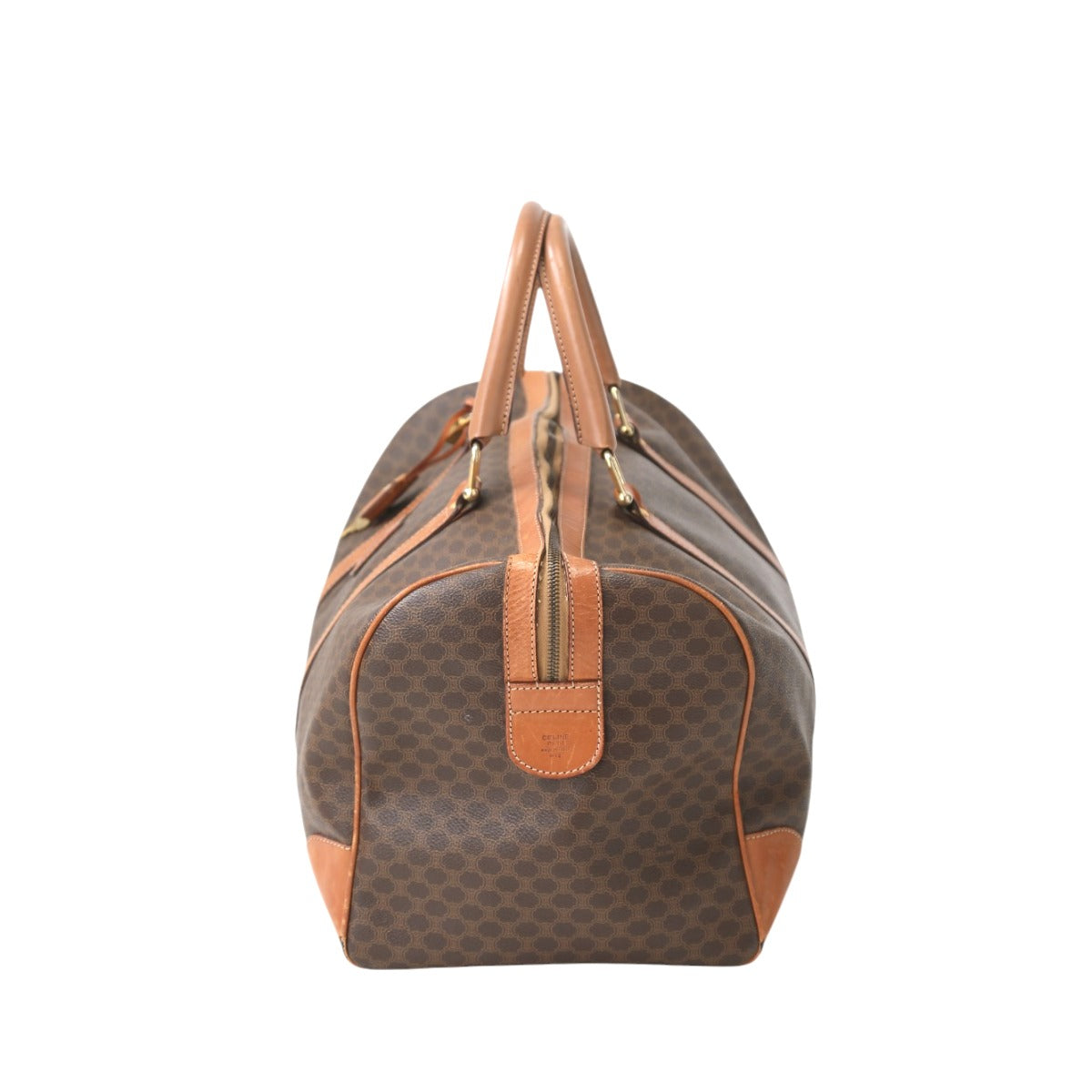 セリーヌ CELINE ボストンバッグ
旅行かばん マカダム ヴィンテージ レザー M12 ブラウン 【SS】
【中古】