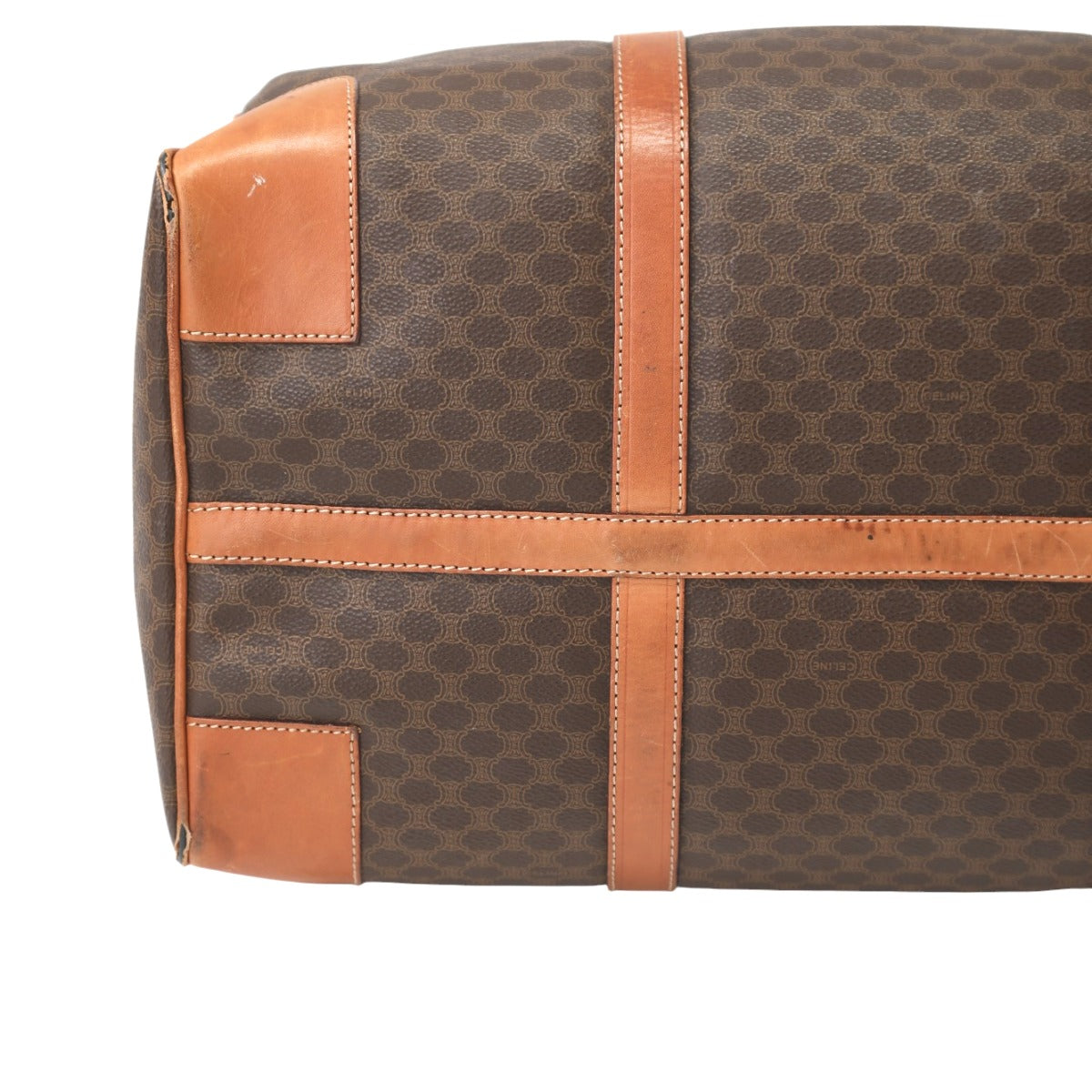 セリーヌ CELINE ボストンバッグ
旅行かばん マカダム ヴィンテージ レザー M12 ブラウン 【SS】
【中古】