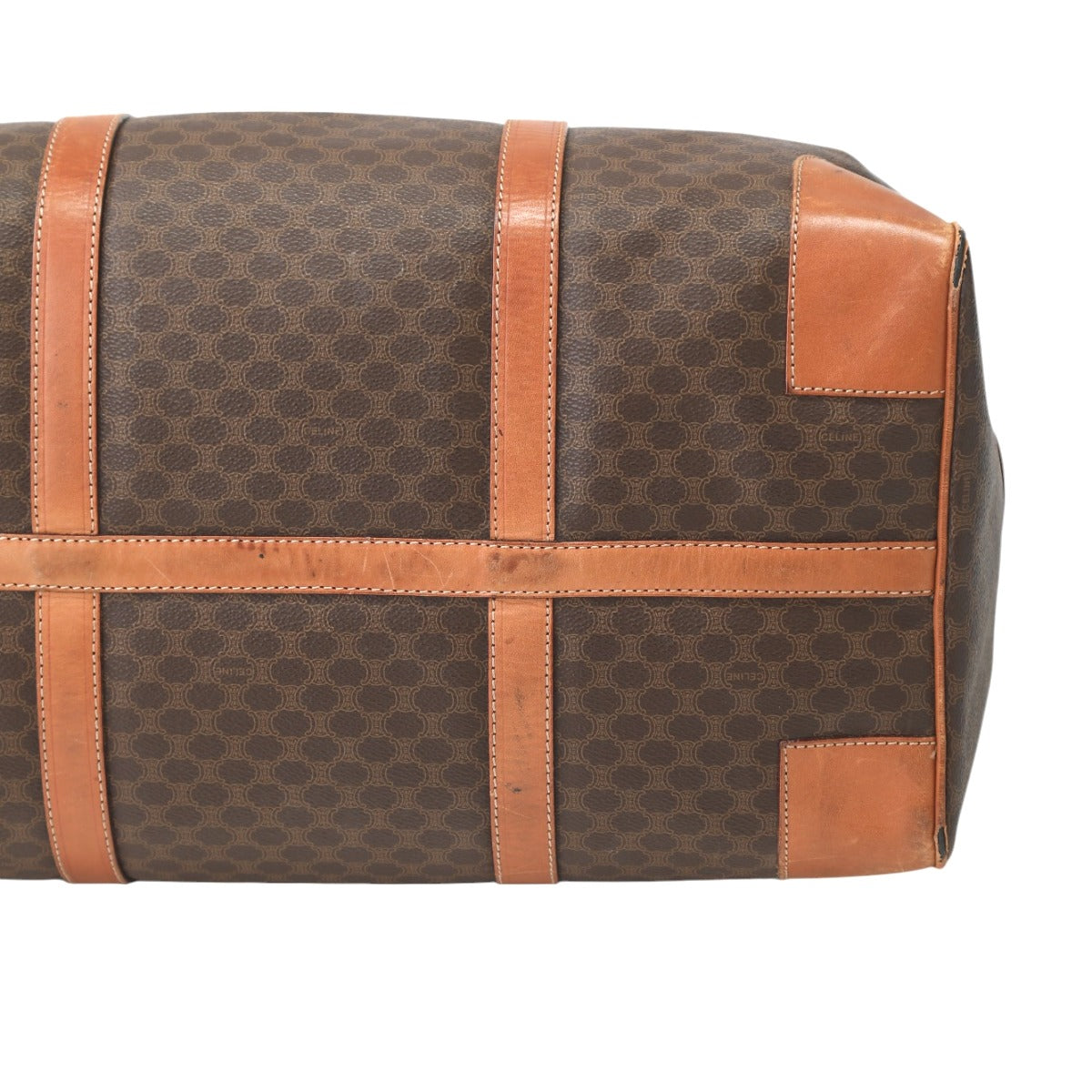 セリーヌ CELINE ボストンバッグ
旅行かばん マカダム ヴィンテージ レザー M12 ブラウン 【SS】
【中古】