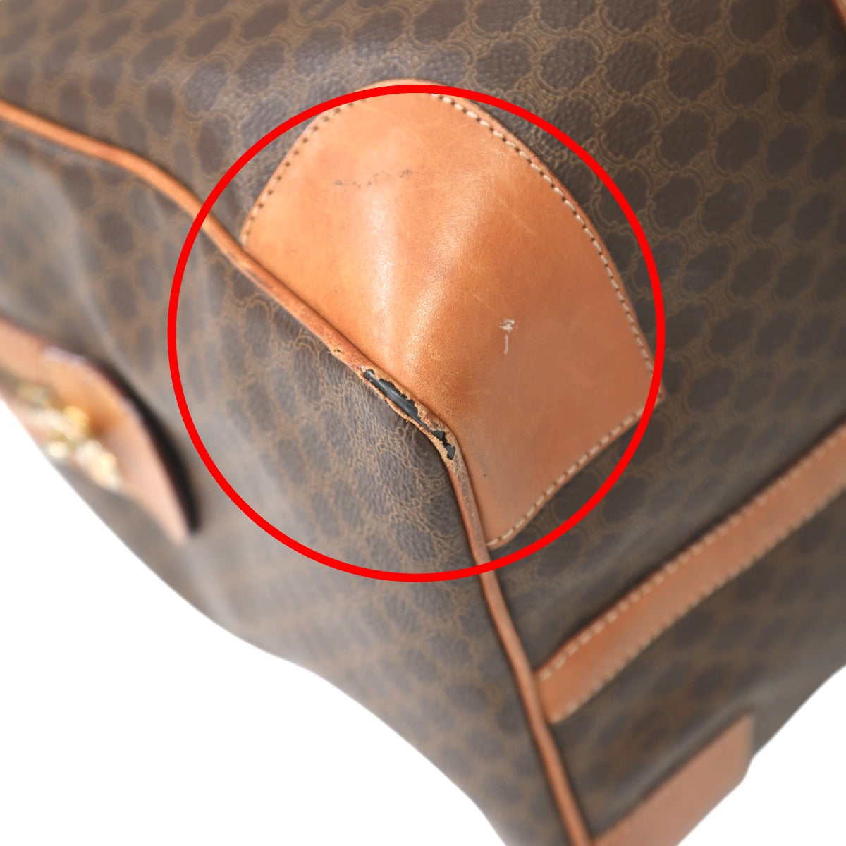 セリーヌ CELINE ボストンバッグ
旅行かばん マカダム ヴィンテージ レザー M12 ブラウン 【SS】
【中古】