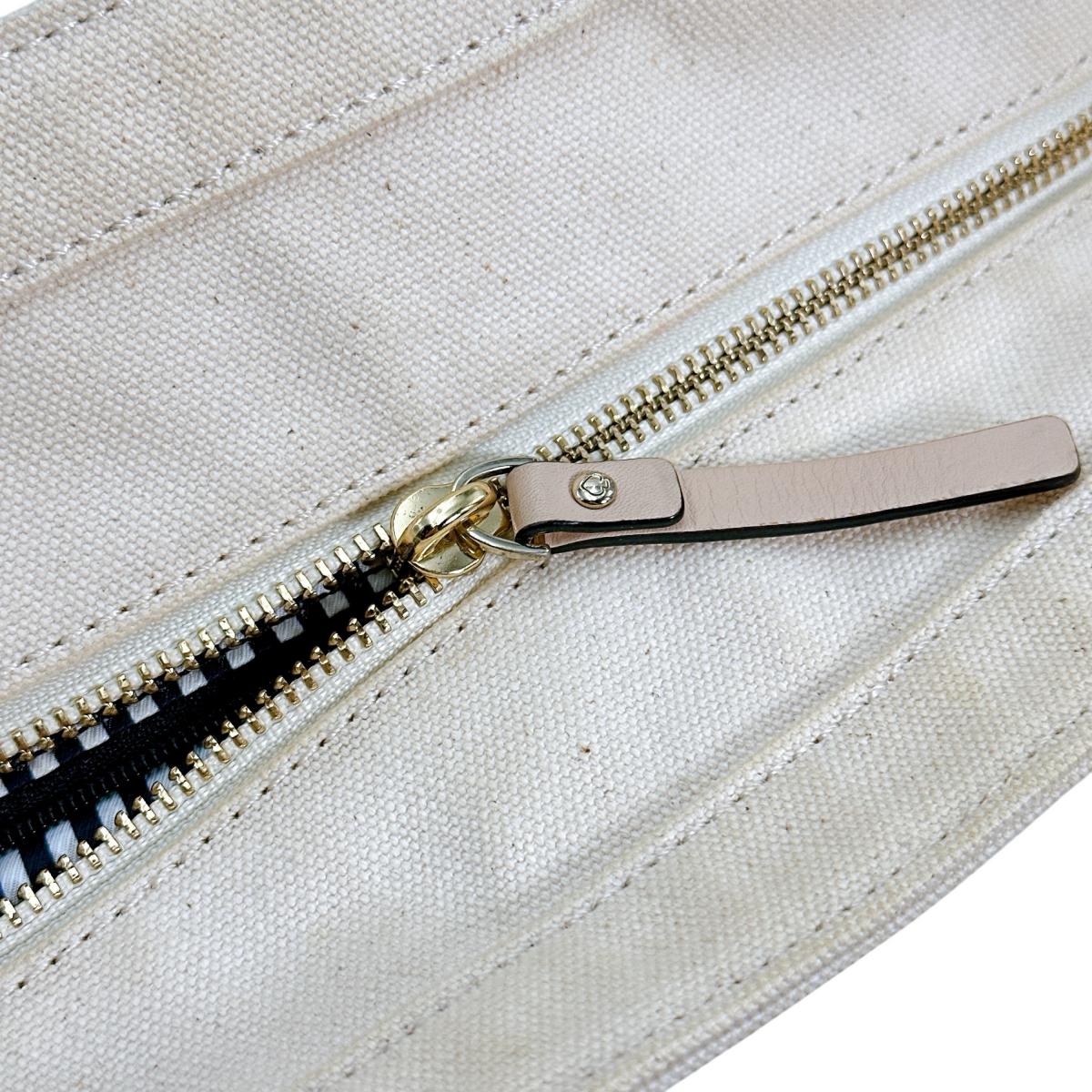 ケイトスペード Kate Spade ハンドバッグ
トートバッグ ビッグロゴ キャンバス PXRU6572 108 ベージュ 【SS】
【中古】