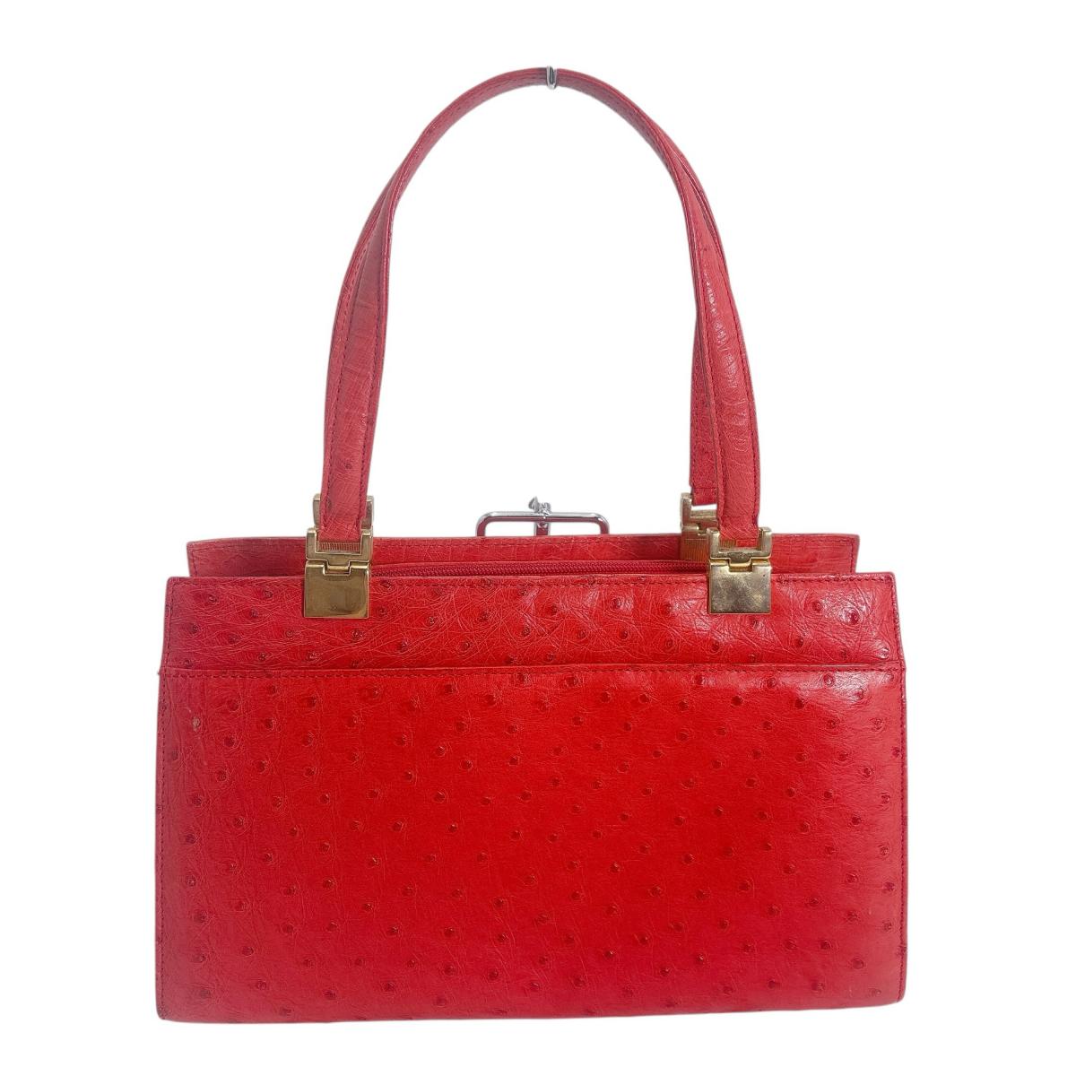 オーストリッチ ostrich ハンドバッグ
ハンドバッグ オーストリッチ レッド 【H】
【中古】