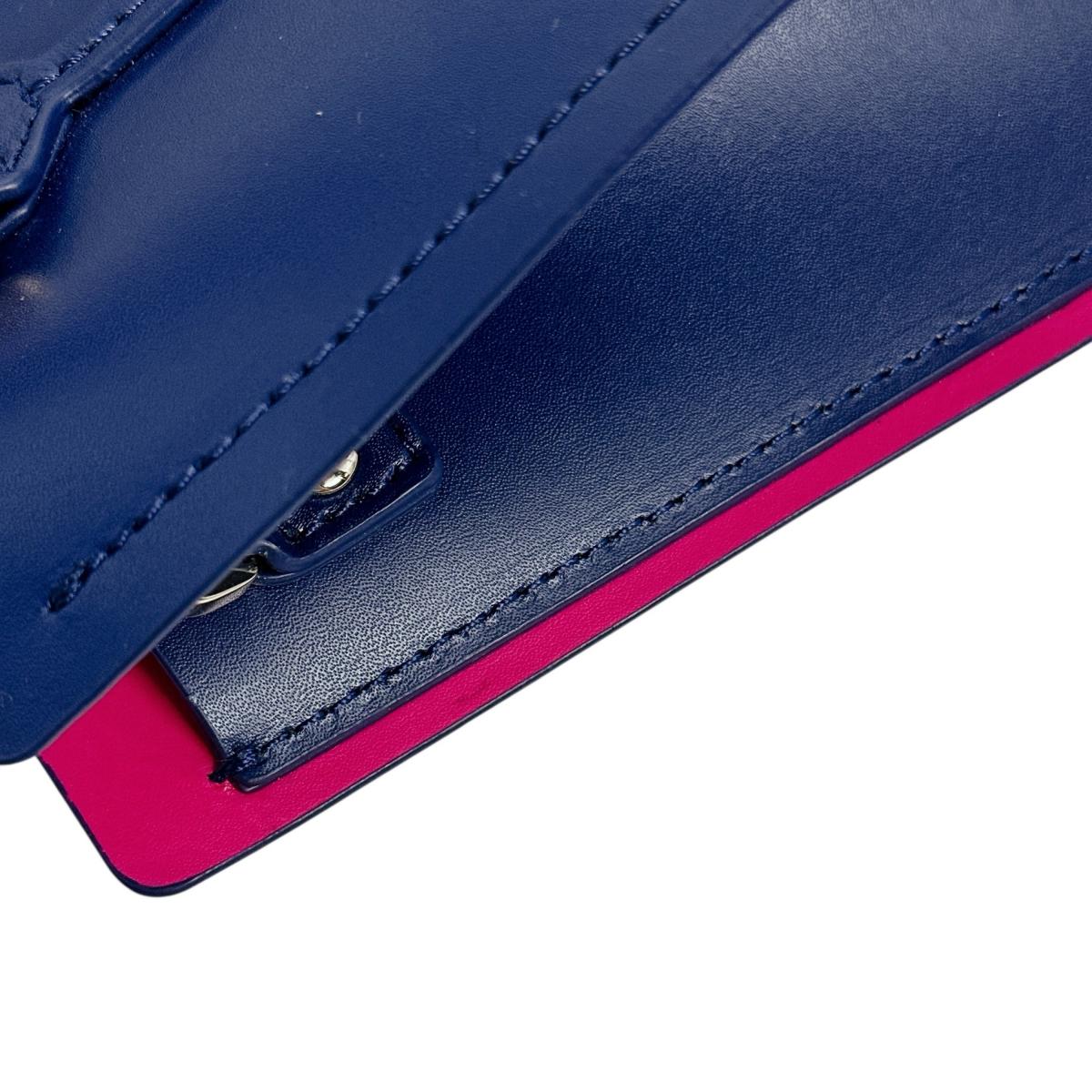 ケイトスペード Kate Spade ハンドバッグ
2WAYバッグ エロディ アーバー スモール レザー ブルー×ピンク 【SS】
【中古】