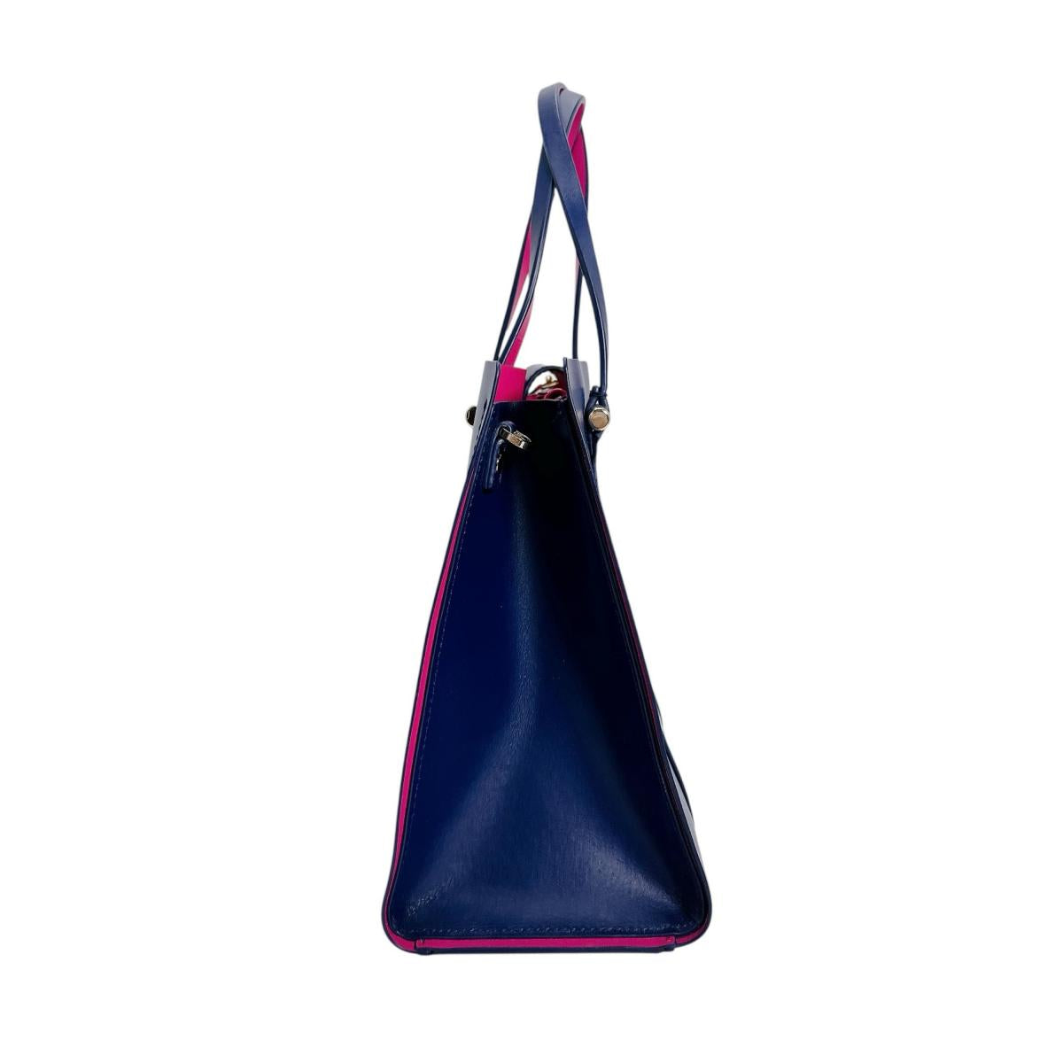 ケイトスペード Kate Spade ハンドバッグ
2WAYバッグ エロディ アーバー スモール レザー ブルー×ピンク 【SS】
【中古】