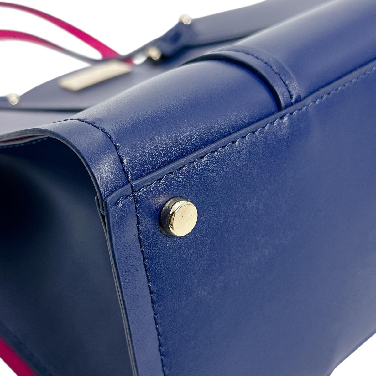 ケイトスペード Kate Spade ハンドバッグ
2WAYバッグ エロディ アーバー スモール レザー ブルー×ピンク 【SS】
【中古】
