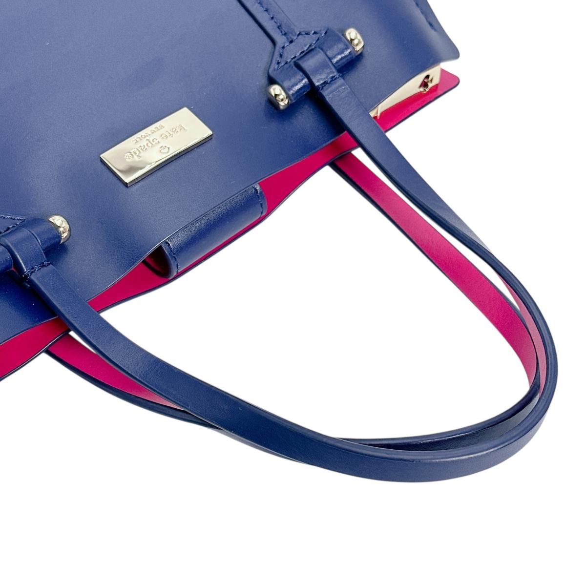 ケイトスペード Kate Spade ハンドバッグ
2WAYバッグ エロディ アーバー スモール レザー ブルー×ピンク 【SS】
【中古】