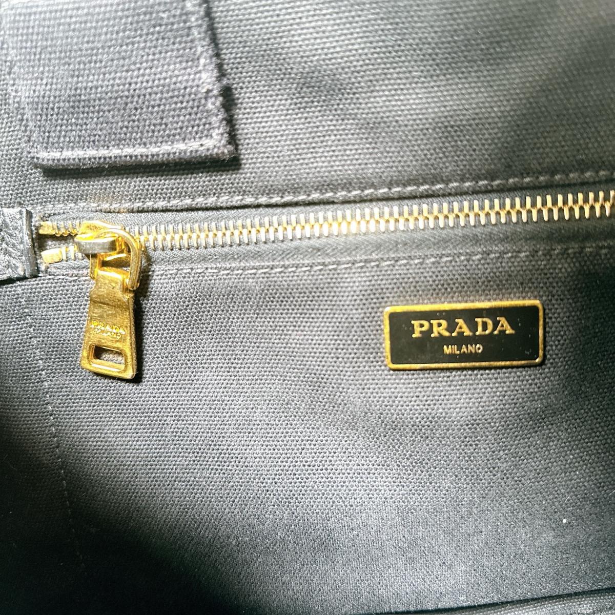 プラダ PRADA トートバッグ
Lサイズ カナパGM キャンバス IBG642 ブラック 【SS】
【中古】