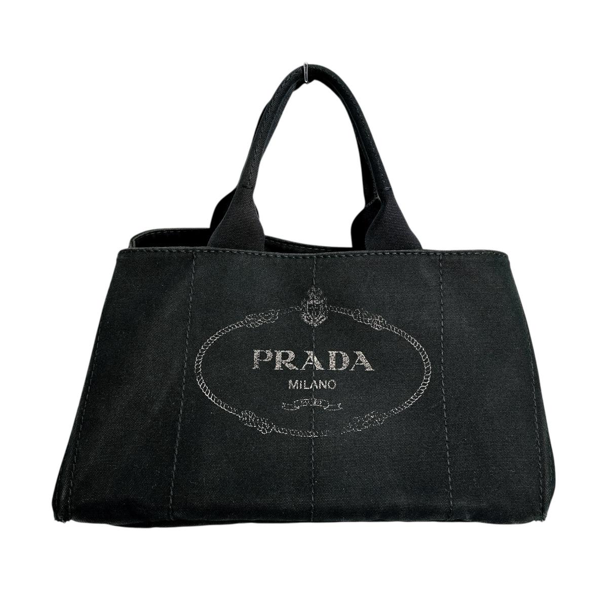 プラダ PRADA トートバッグ
Lサイズ カナパGM キャンバス IBG642 ブラック 【SS】
【中古】