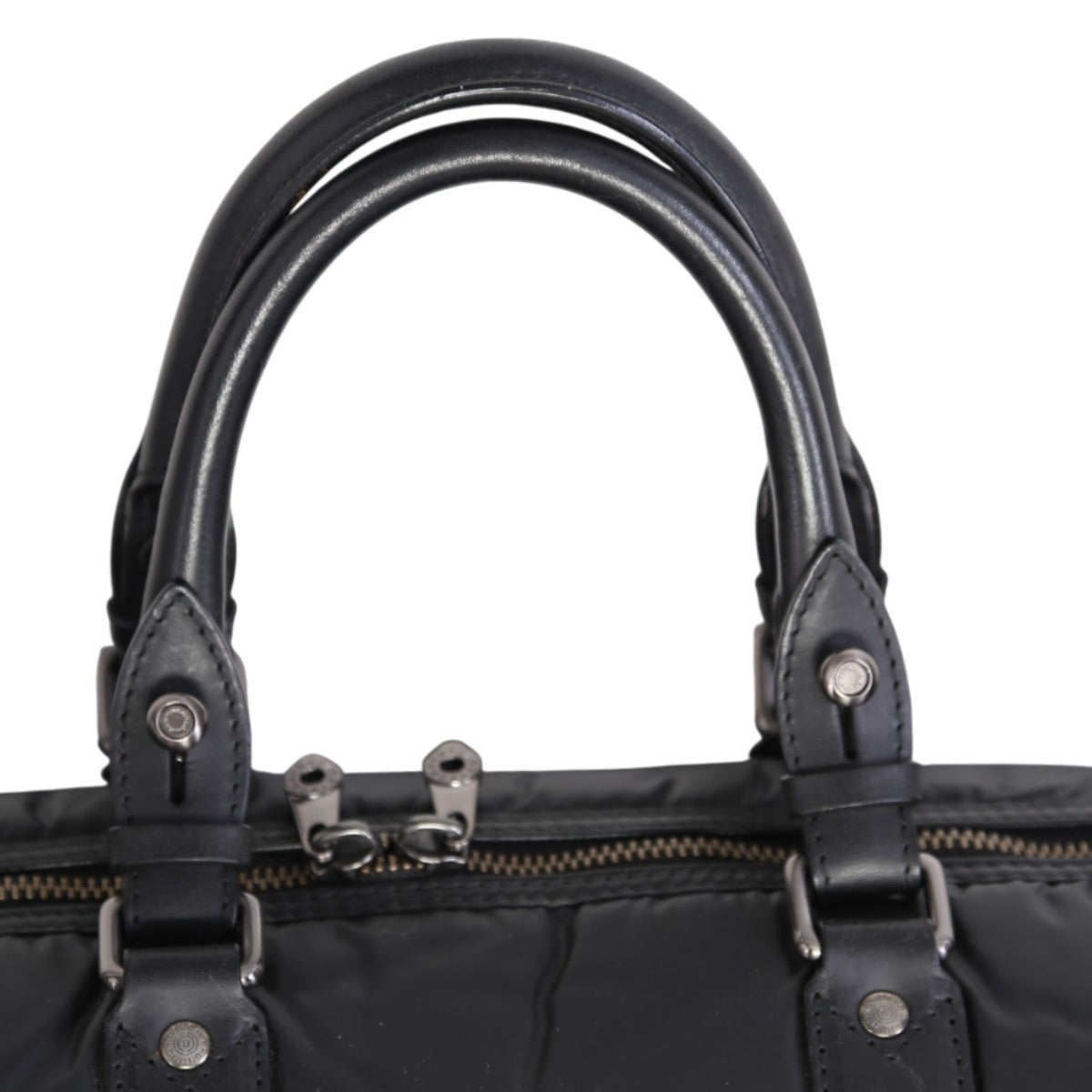 ハンティングワールド HUNTING WORLD ボストンバッグ
 旅行かばん ミニボストンバッグ PVC ブラック 【SS】
 【中古】