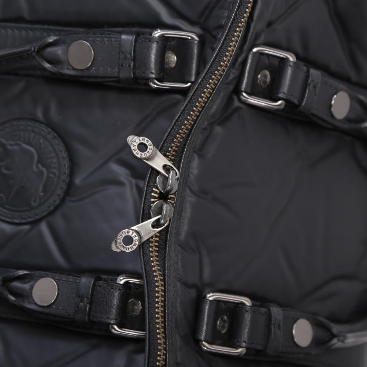 ハンティングワールド HUNTING WORLD ボストンバッグ
 旅行かばん ミニボストンバッグ PVC ブラック 【SS】
 【中古】