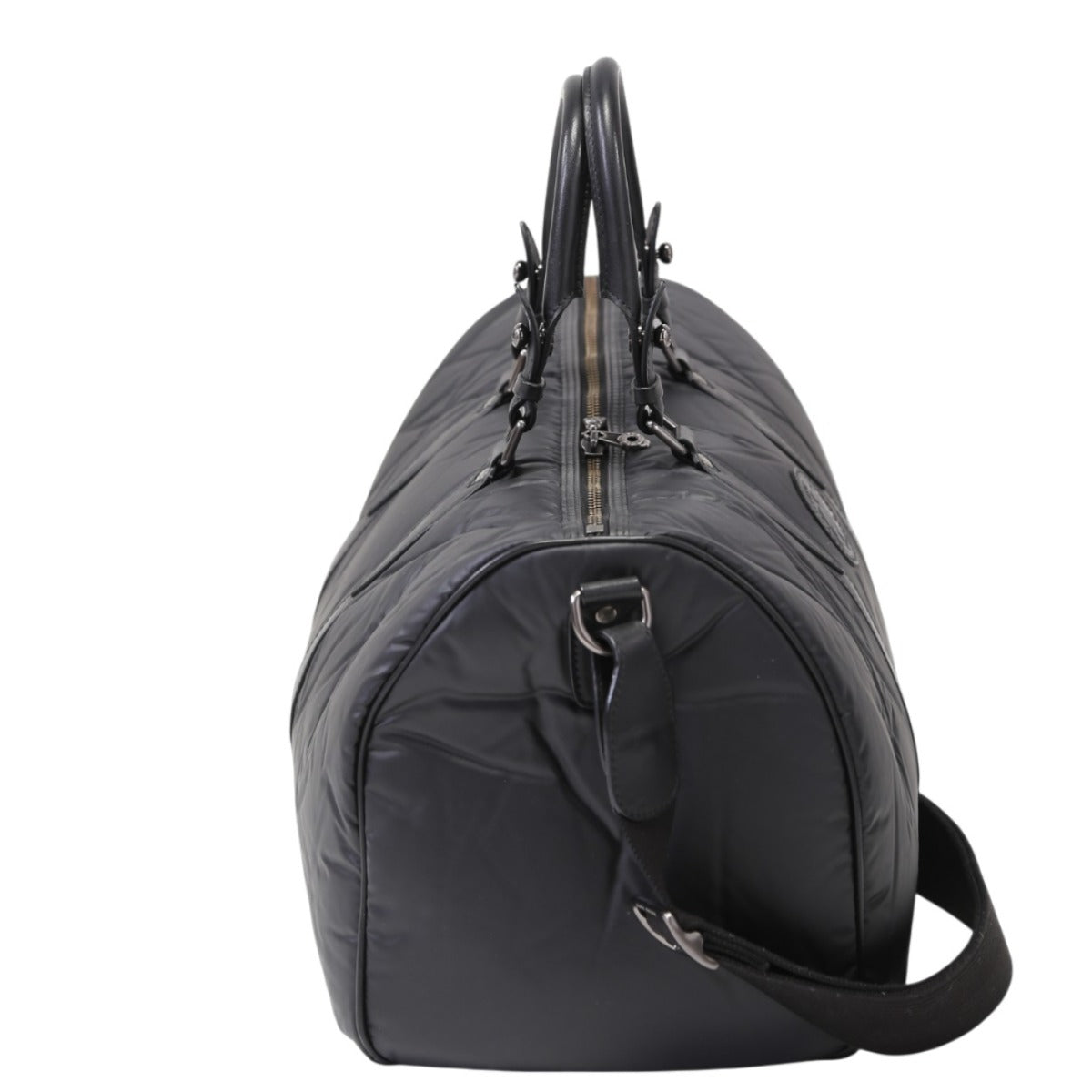 ハンティングワールド HUNTING WORLD ボストンバッグ
 旅行かばん ミニボストンバッグ PVC ブラック 【SS】
 【中古】