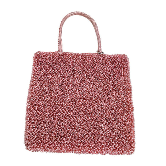 アンテプリマ ANTEPRIMA ハンドバッグ
 ワイヤーバッグ パーティー 結婚式 ワイヤー ピンク 【SS】
 【中古】