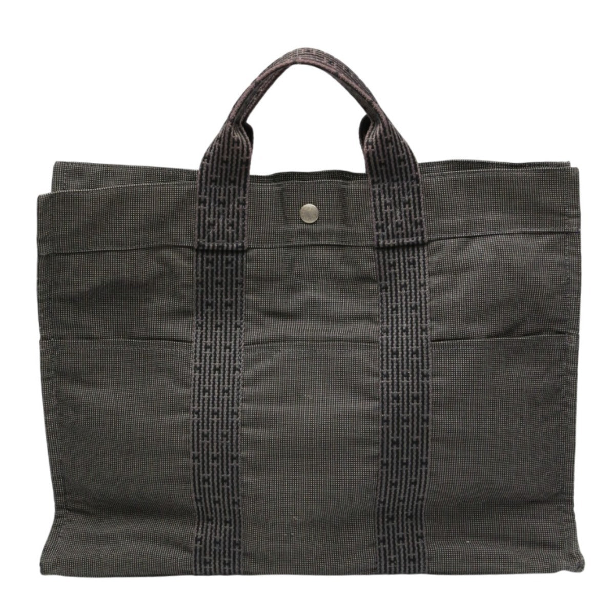 エルメス HERMES トートバッグ
 トートバッグ ビジネスバッグ エールライントートMM キャンバス グレー 【SS】
 【中古】