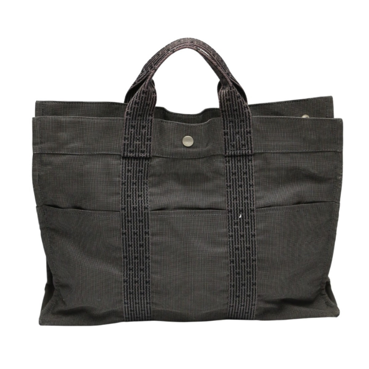 エルメス HERMES トートバッグ
 トートバッグ ビジネスバッグ エールライントートMM キャンバス グレー 【SS】
 【中古】