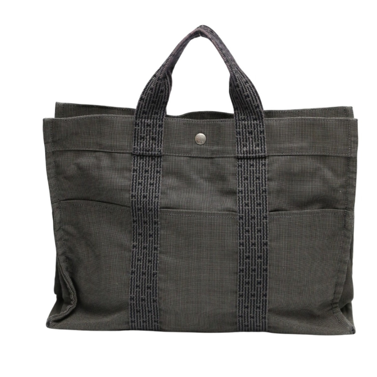 エルメス HERMES トートバッグ
 トートバッグ ビジネスバッグ エールライントートMM キャンバス グレー 【SS】
 【中古】