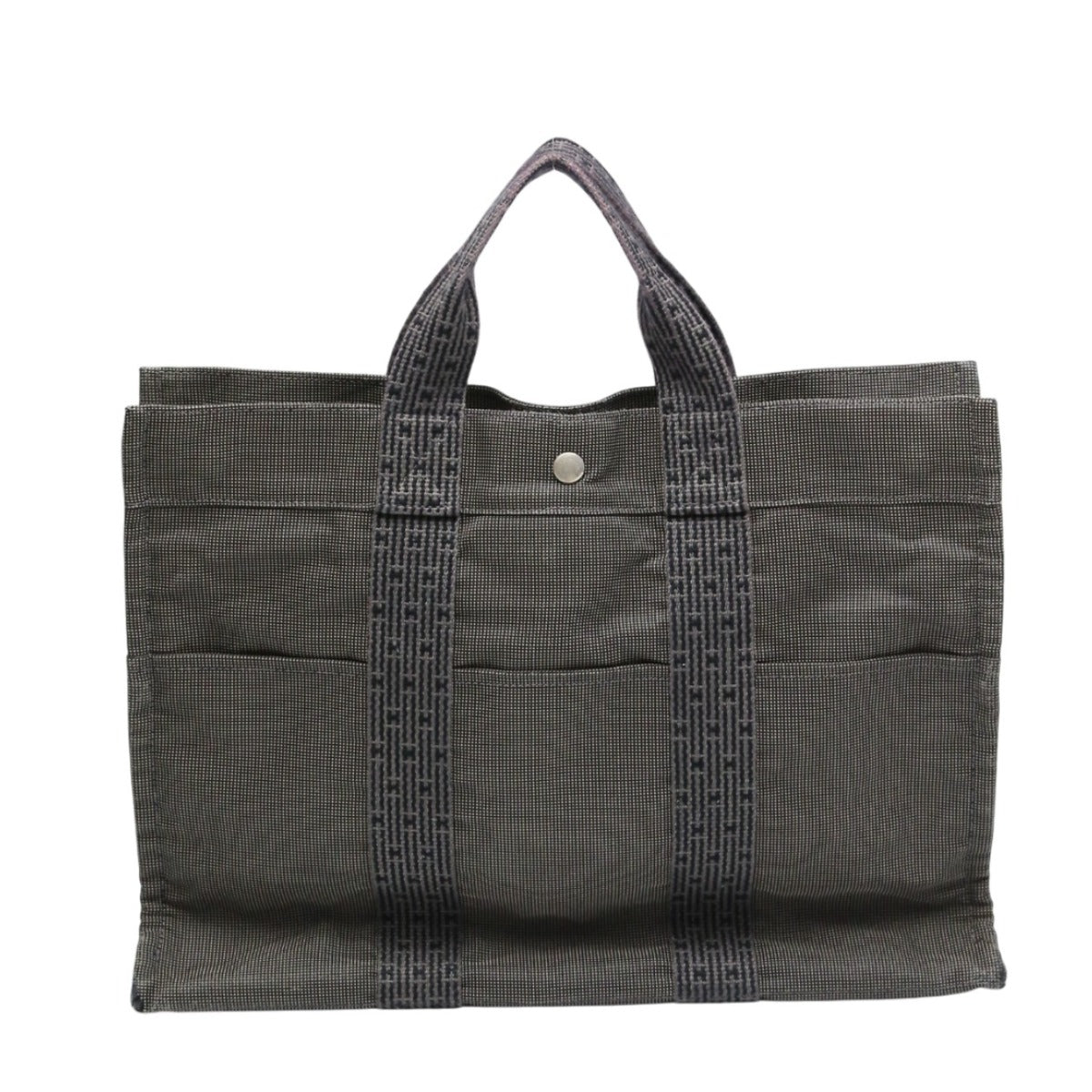 エルメス HERMES トートバッグ
 トートバッグ ビジネスバッグ エールライントートMM キャンバス グレー 【SS】
 【中古】