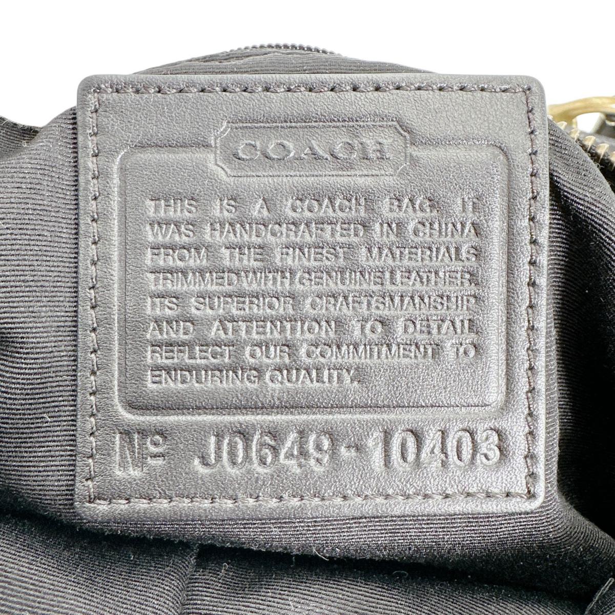 コーチ COACH ショルダーバッグ
斜め掛け シグネチャー ショルダーバッグ キャンバス 10403 ブラック 【SS】
【中古】