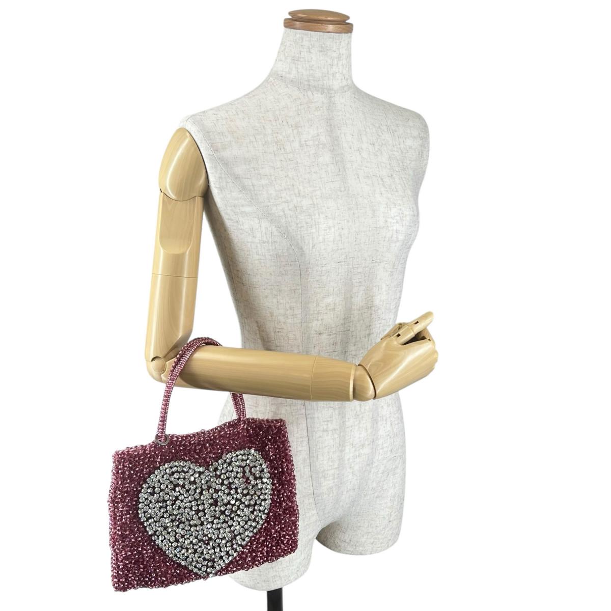 アンテプリマ ANTEPRIMA ハンドバッグ
ワイヤーバッグ パーティー ハート ワイヤー ピンク×シルバー 【SS】
【中古】