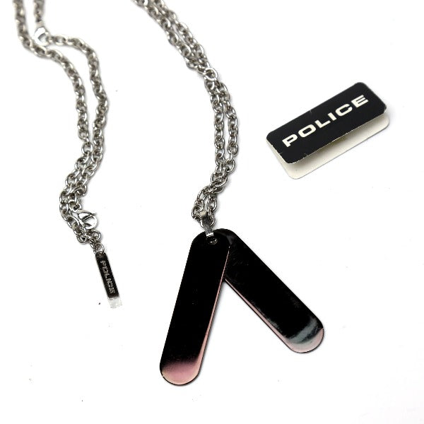 ポリス POLICE ネックレス
プレートネックレス POLICE 20544PSB02 ブラック×シルバー 【SS】
【中古】