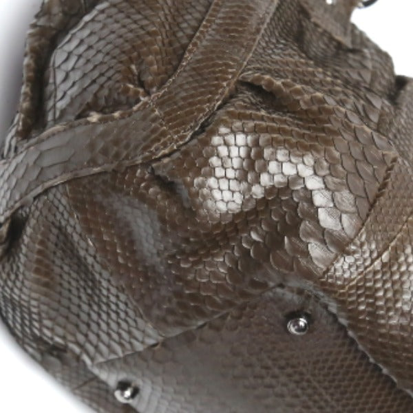パイソン Python ショルダーバッグ
ハンドバッグ 訳あり パイソン LB-2030 ニコチン 【SS】
【中古】