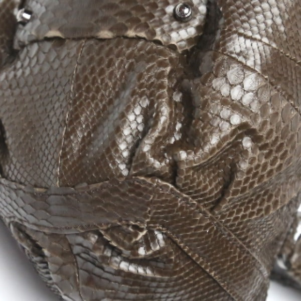 パイソン Python ショルダーバッグ
ハンドバッグ 訳あり パイソン LB-2030 ニコチン 【SS】
【中古】