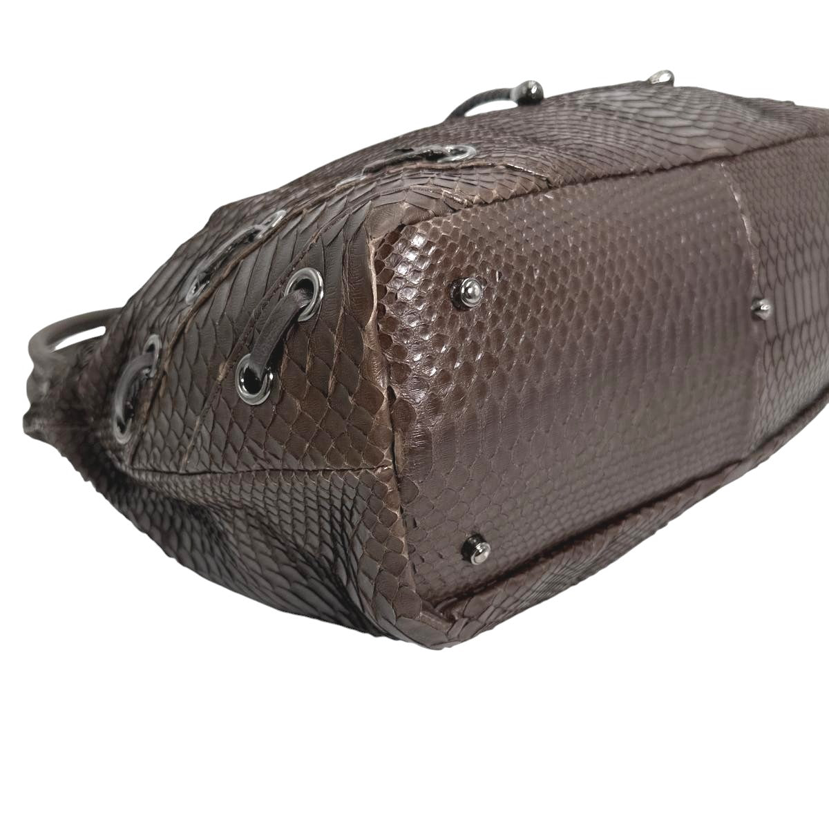 パイソン Python ハンドバッグ
ハンドバッグ ニコチン 高級本革使用 パイソン LB2029 ニコチン 【SS】
【中古】