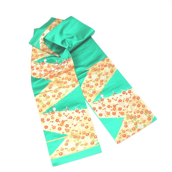 袋帯
梅の花 袋帯 緑 【SS】
【中古】