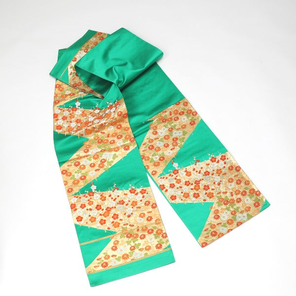 袋帯
梅の花 袋帯 緑 【SS】
【中古】