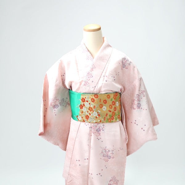 袋帯
梅の花 袋帯 緑 【SS】
【中古】