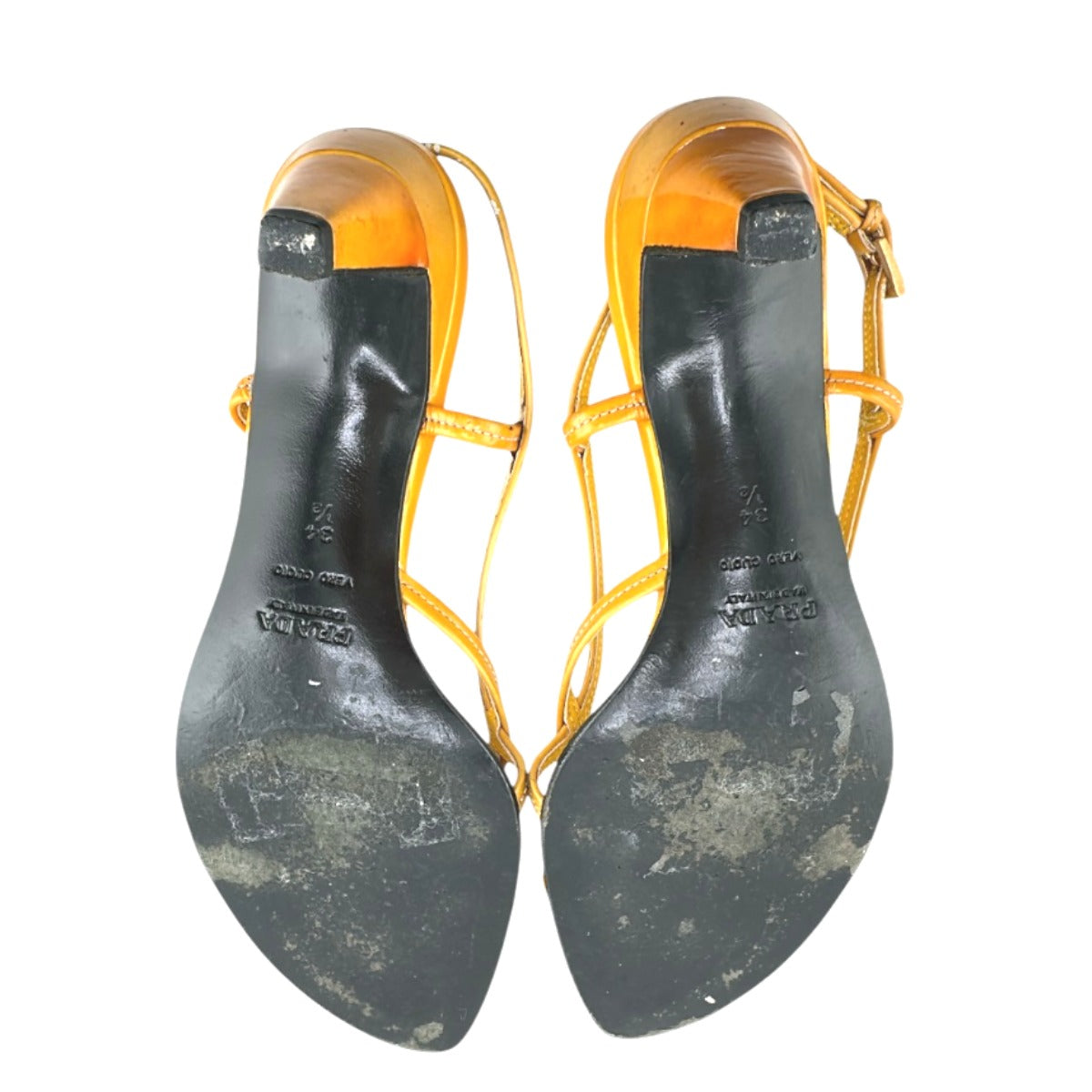 プラダ PRADA サンダル
サンダル #34 1/2 バックストラップ ハイヒール イエロー 【SS】
【中古】