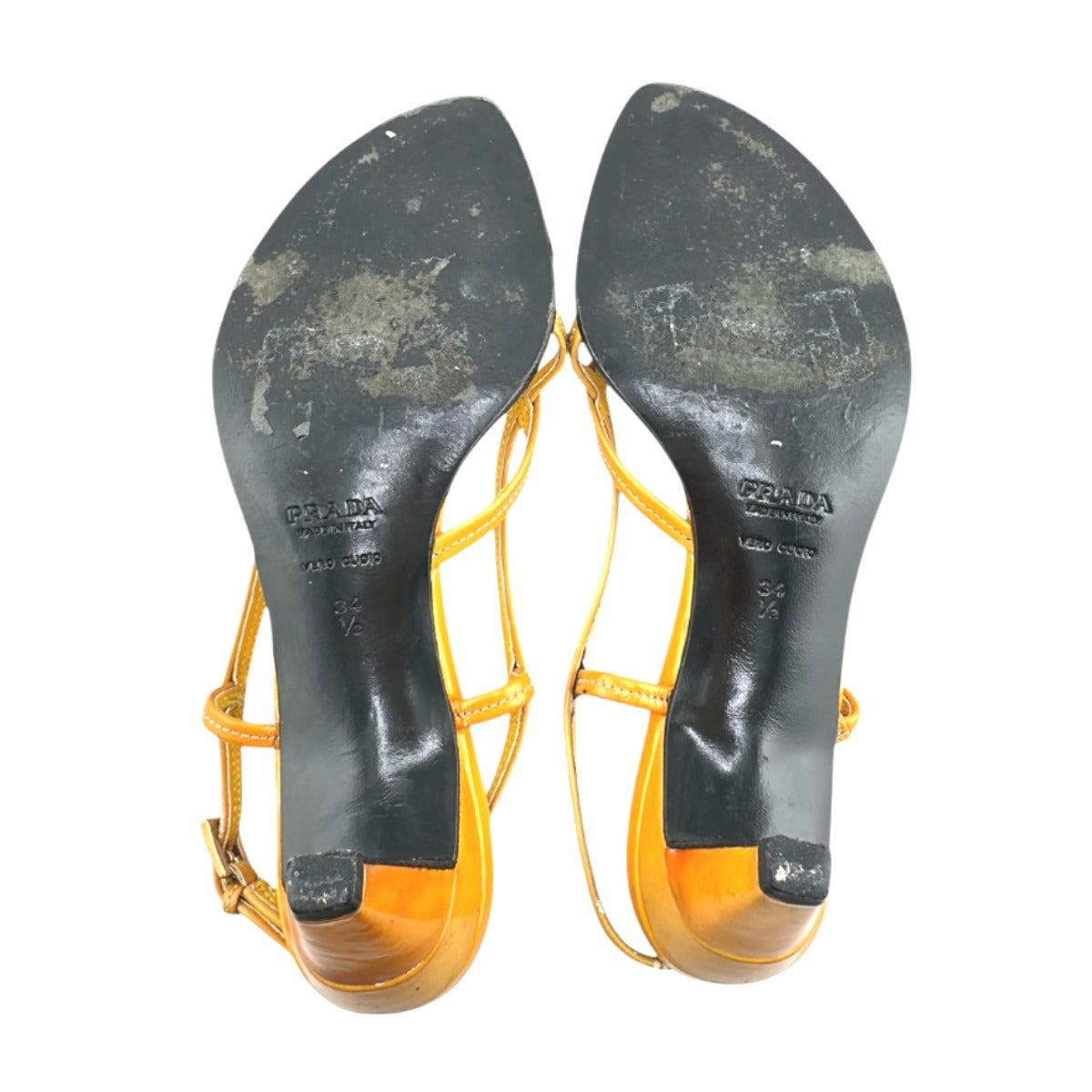 プラダ PRADA サンダル
サンダル #34 1/2 バックストラップ ハイヒール イエロー 【SS】
【中古】