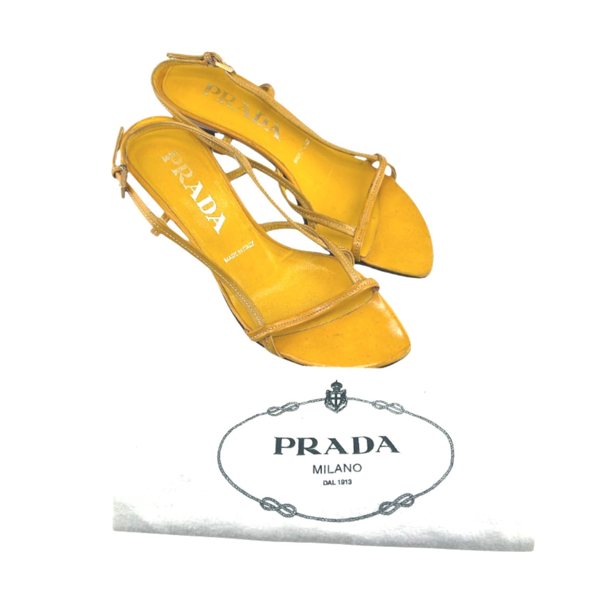 プラダ PRADA サンダル
サンダル #34 1/2 バックストラップ ハイヒール イエロー 【SS】
【中古】