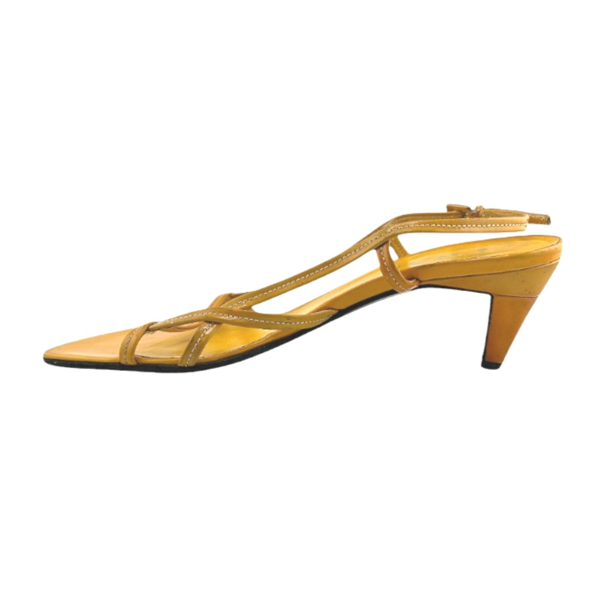 プラダ PRADA サンダル
サンダル #34 1/2 バックストラップ ハイヒール イエロー 【SS】
【中古】