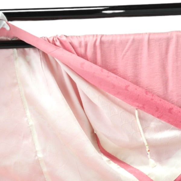 羽織
着物 和服 化繊 羽織 ぼかし絞り ポリエステル ローズピンク 【SS】
【中古】
