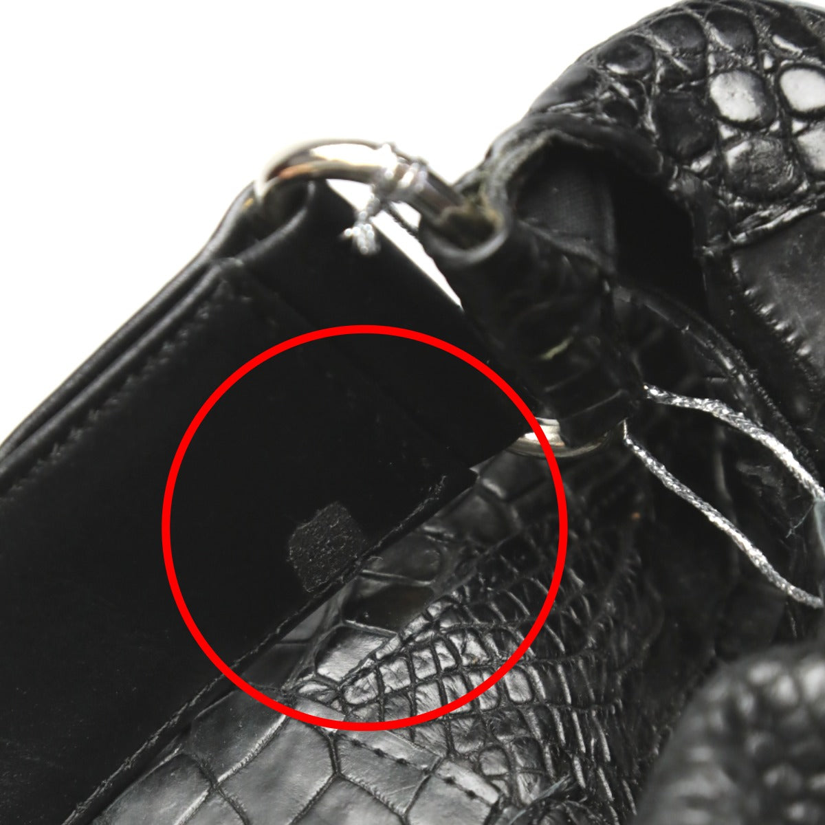 クロコダイル CROCODILE ショルダーバッグ
パッチワーク 訳あり マット クロコダイル K-11765 ブラック 【H】