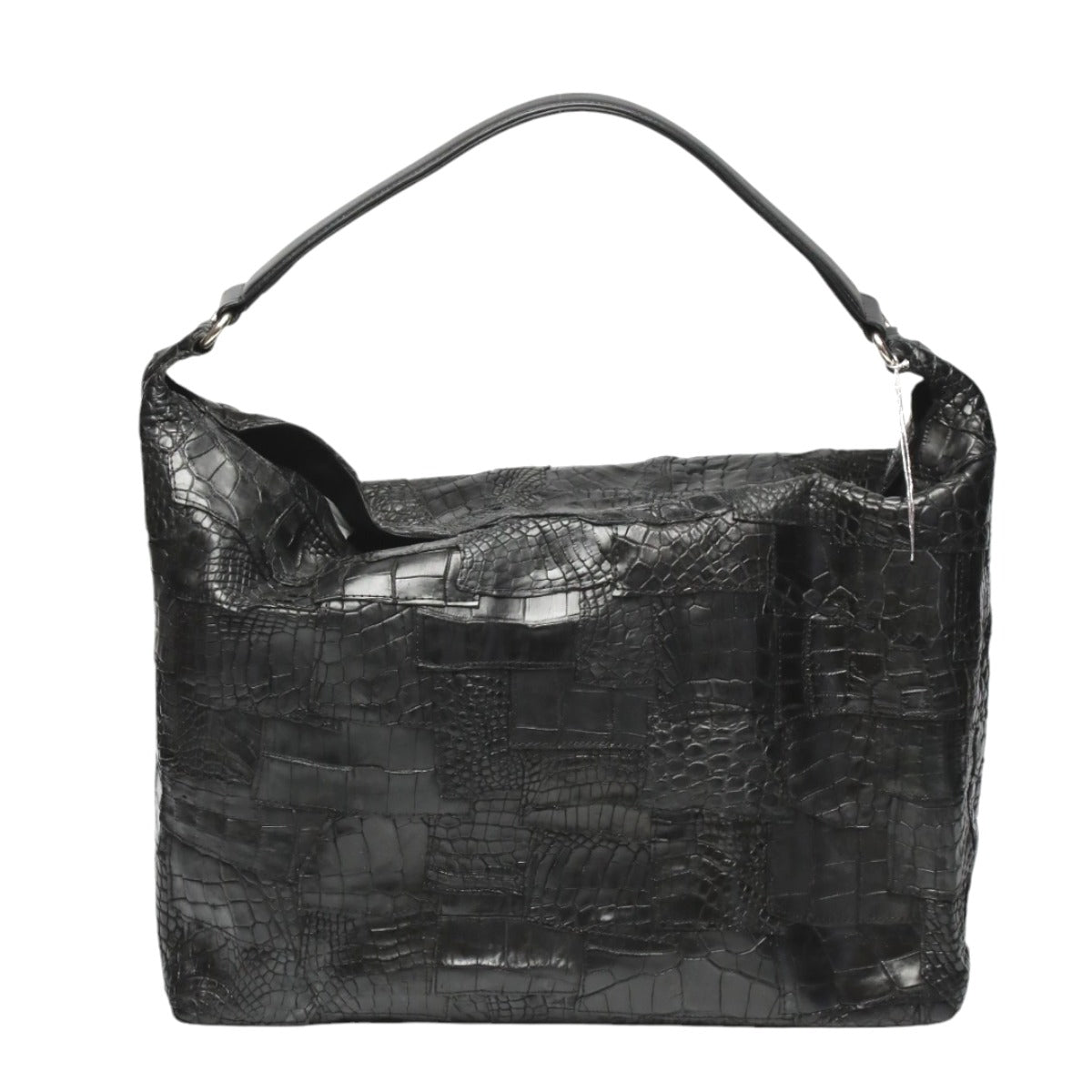 クロコダイル CROCODILE ショルダーバッグ
パッチワーク 訳あり マット クロコダイル K-11765 ブラック 【H】