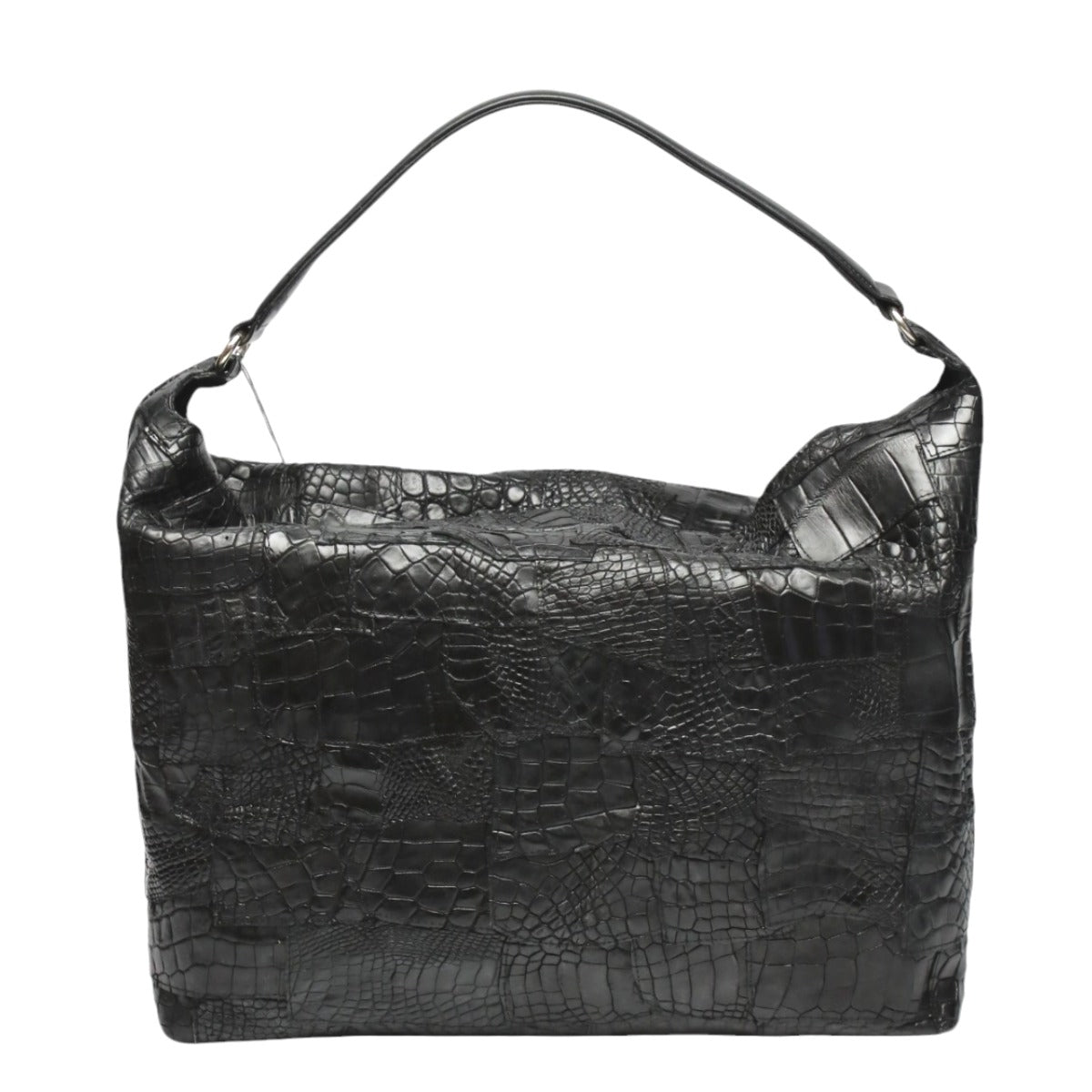 クロコダイル CROCODILE ショルダーバッグ
パッチワーク 訳あり マット クロコダイル K-11765 ブラック 【H】