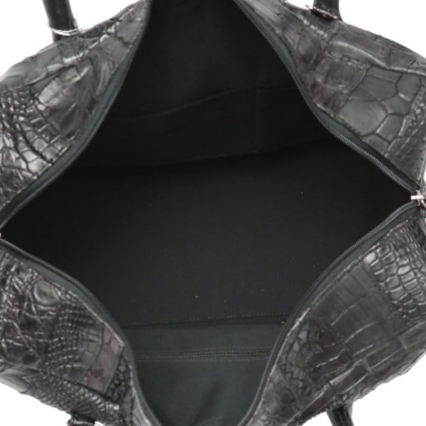 クロコダイル CROCODILE ボストンバッグ
2WAY 訳あり クロコパッチ 11821 ブラック 【SS】
【中古】