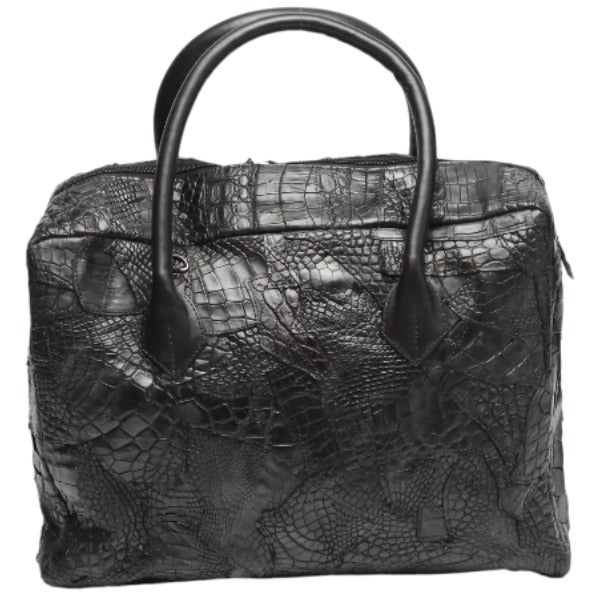 クロコダイル CROCODILE ボストンバッグ
2WAY 訳あり クロコパッチ 11821 ブラック 【SS】
【中古】